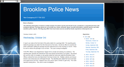 Desktop Screenshot of blog.brooklinepolice.com