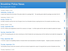 Tablet Screenshot of blog.brooklinepolice.com